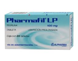 TEOFILINA 100MG, PHARMAFIL 20  tab