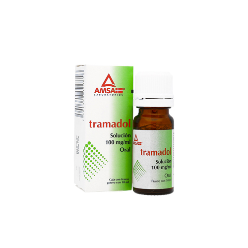 TRAMADOL 100MG/ML GOTAS ORALES FCO 10ML, G.I. AMSA 10 ml gts