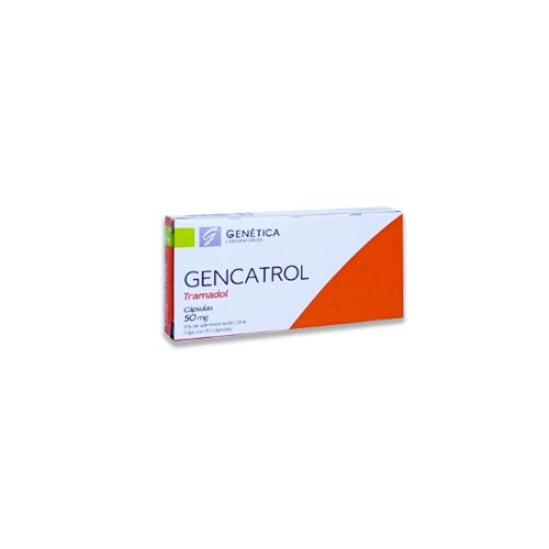 TRAMADOL 50mg, 10 cap, GENCATROL