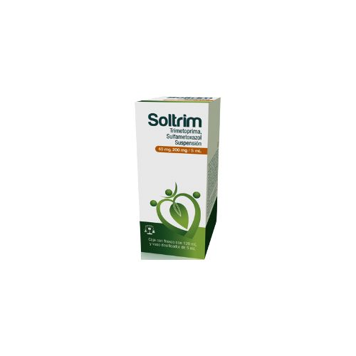 TRIMETOPRIMA SULFAMETOXAZOL 40/200  MG /5 ML  , SOLTRIM  120 ml susp