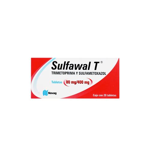 TRIMETOPRIMA SULFAMETOXAZOL 80/400 MG , SULFAWAL T 20  tab