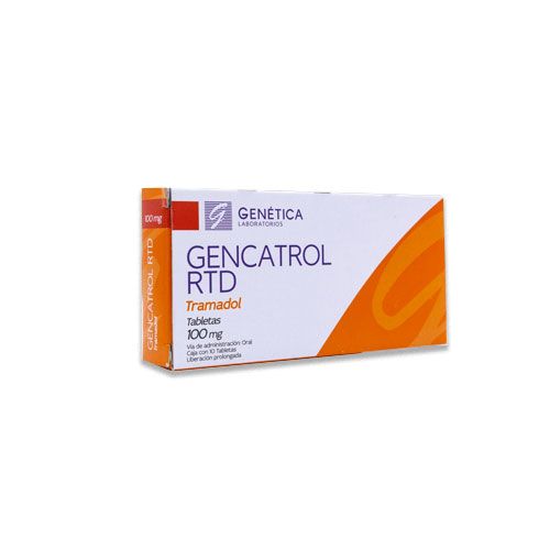 TRAMADOL 100mg, 10 tab, GENCATROL RTD