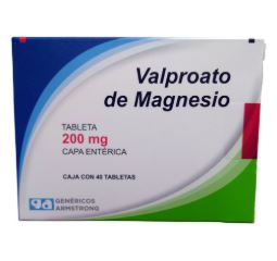 VALPROATO DE MAGNESIO 200 mg, 40 tab, ARMSTRONG