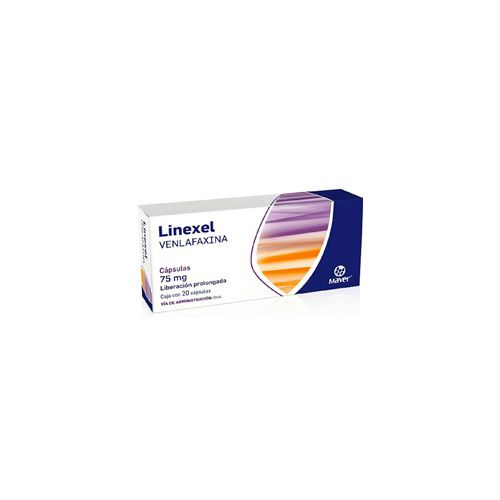 VENLAFAXINA 75 mg, 20 cap LP, LINEXEL