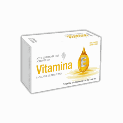 VITAMINA E Y GERMEN DE TRIGO, 30 cap, E-500 PROGELA