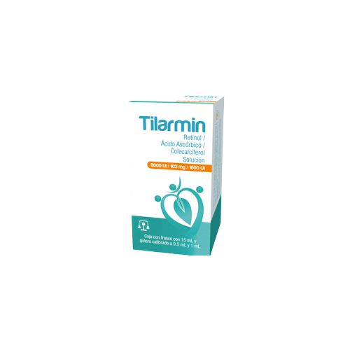 VITAMINAS  A D3 C ( RETINOL, COLECALCIFEROL , ÃCIDO ASCÃ“RBICO, TILARMIN 15 ml gts