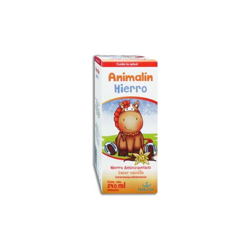 VITAMINAS INULINA HIERRO, 240 ml, ANIMALIN HIERRO