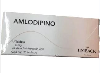 AMLODIPINO 5 mg, 30 tab, UMBACK
