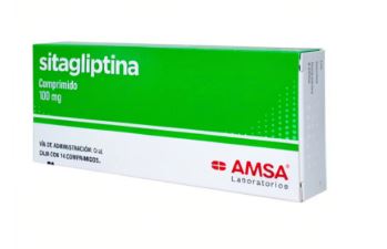FOSFATO DE SITAGLIPTINA 100 mg, 14 comp, AMSA