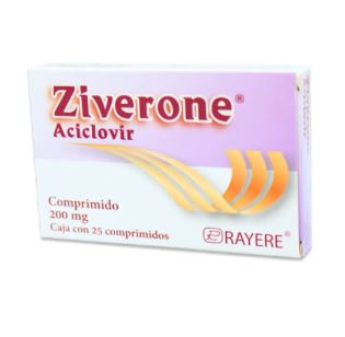 ACICLOVIR 200 mg, 25 comp, ZIVERONE