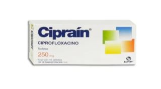 CIPROFLOXACINO 250 mg, 10 tab, CIPRAIN