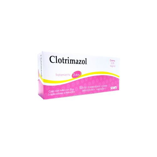 CLOTRIMAZOL 2%, VAGINAL c/3 APLICADORES, 20 g crema, SONS