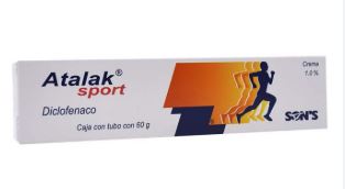 DICLOFENACO CREMA 1.0% ATALAK SPORT 60 g