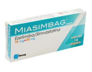 EZETIMIBA/SIMVASTATINA 10/20 mg, 14 tab, MIASIMBAG