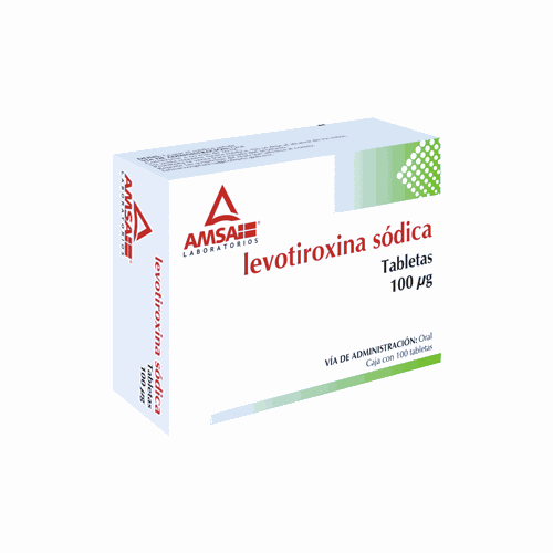 LEVOTIROXINA SODICA 100 mcg 100 tab GI AMSA