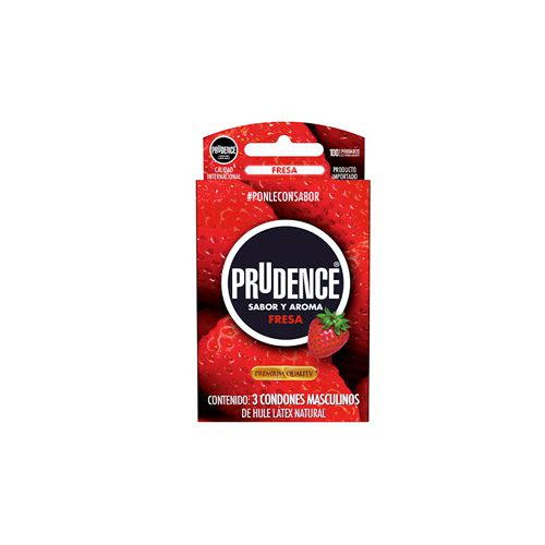 PRESERVATIVO PRUDENCE FRESA 3 pzs