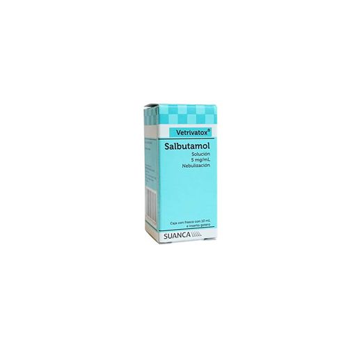 SALBUTAMOL 5 mg/ml PARA NEBULIZAR VETRIVATOX