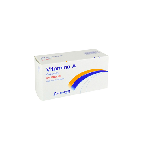 VITAMINA A 50 000 UI 40 cap GI ALPHARMA