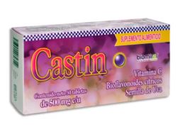 SEMILLA DE UVA, BIOFLAVONOIDES, VITAMINA C, 50 tab CASTIN