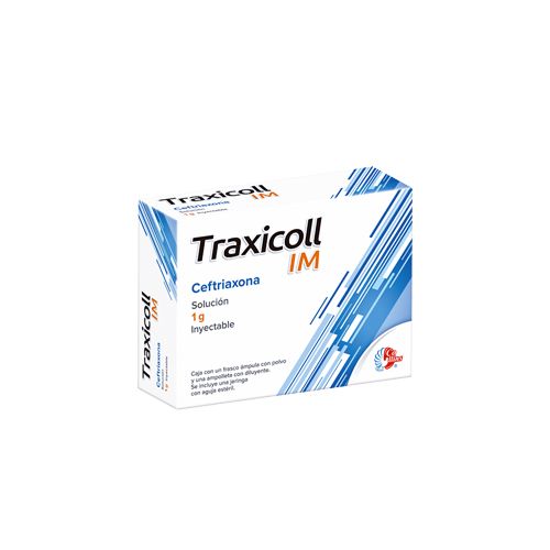 CEFTRIAXONA 1g IM 1amp TRAXICOLL