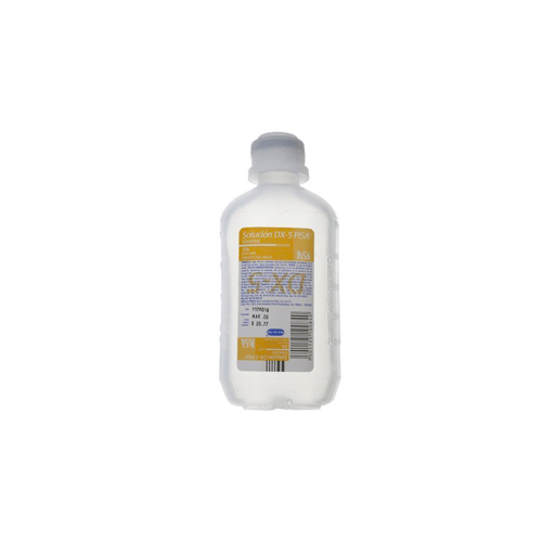 SOLUCION DX-5, GLUCOSA 5%, 250 ml, PISA