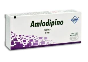 AMLODIPINO 5 mg, 10 tab, ULTRA
