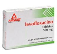 LEVOFLOXACINO 500 mg, 7 tab, AMSA