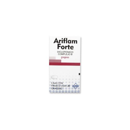 COMPLEJO B / DICLOFENACO, 30 tab, ARIFLAM FORTE
