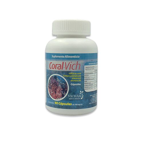 CORAL-VICH CALCIO DE CORAL,COLAGENO,VITAMINAS 90 caps