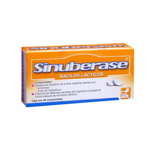 BACILOS LACTICOS, 1000000 UFC c/48 comp, SINUBERASE