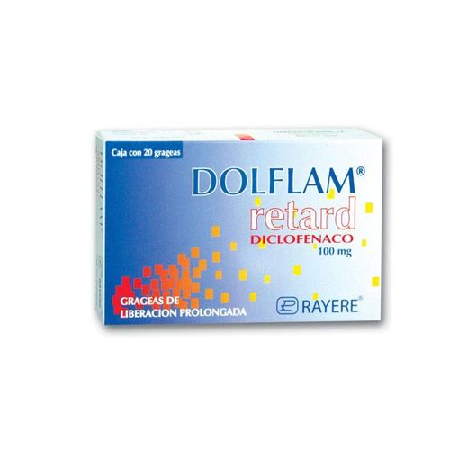 DICLOFENACO 100mg DOLFLAM RETARD 20grag