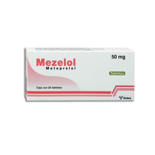 METOPROLOL 50mg 20tab MEZELOL
