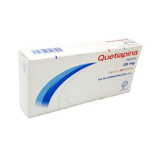 QUETIAPINA 25mg GI 30tab 