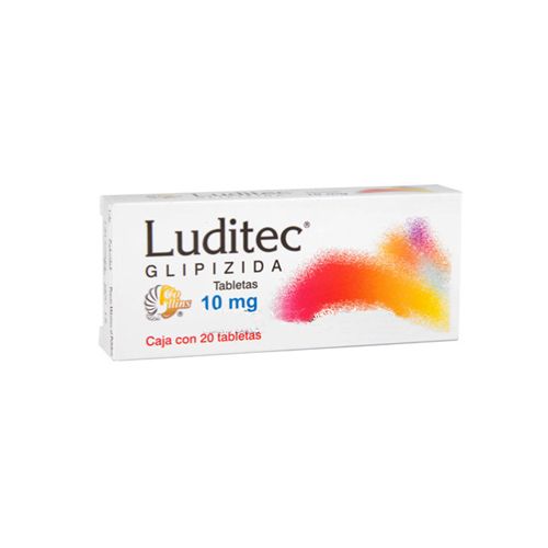 GLIPIZIDA 10 mg, 20 tab, LUDITEC