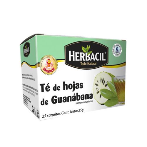 HERBACIL TE DE HOJAS DE GUANABANA, 25 sbrs