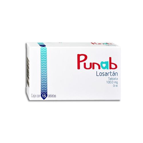 LOSARTAN 100 mg PUNAB 15 tabs