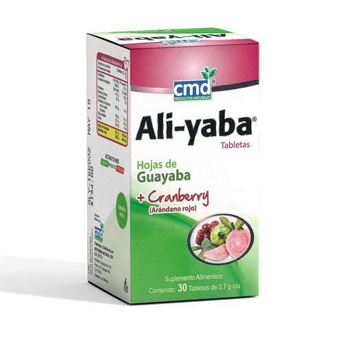 HOJAS DE GUAYABA + ARANDANO ROJO ALI-YABA 30 tabs