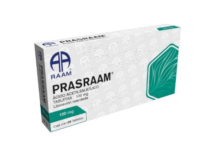 ACIDO ACETILSALICILICO 100 mg, 28 tab LR, PRASRAAM