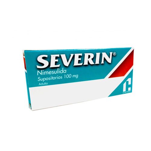 NIMESULIDA SUPOSITORIOS 100 mg SEVERIN ADULTO