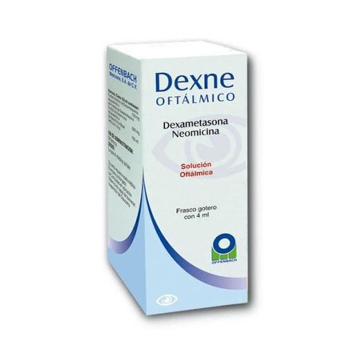 DEXAMETASONA NEOMICINA, DEXNE OFTALMICO 4ml gotas