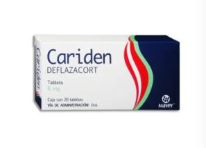 DEFLAZACORT 6 mg CARIDEN 20 tabs
