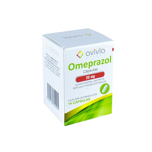 OMEPRAZOL 20 mg, 14 cap, AVIVIA