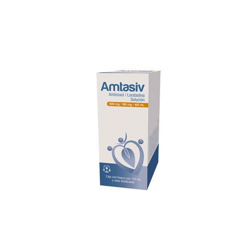 AMBROXOL/LORATADINA 600/100 mg, 120 ml, AMTASIV