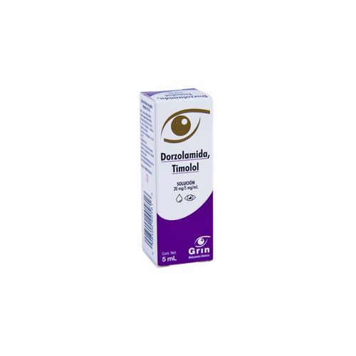 DORZOLAMIDA/TIMOLOL 20 mg/5 mg, 5 ml gts, GRIN