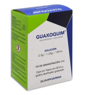[7502223112186] GUAIFENESINA/OXOLAMINA  2.5/1.25/100 ml, 60 ml gts, GUAXOQUIM