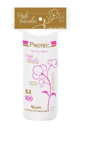 [7501048623006] PADS FACIAL CON GLICERINA PROTEC 100 pzas