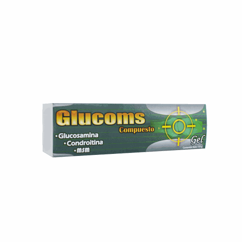 [7502008981389] GLUCOSAMINA, CONDROITINA, MSM, 150 g gel, GLUCOMS COMP