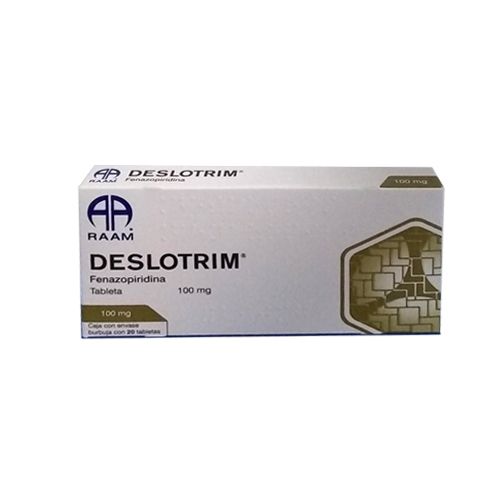 [7502227876572] FENAZOPIRIDINA 100 mg DESLOTRIM 20 tabs