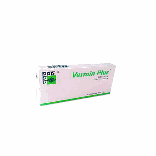 200 mg VERMIN PLUS CON 6 tabs