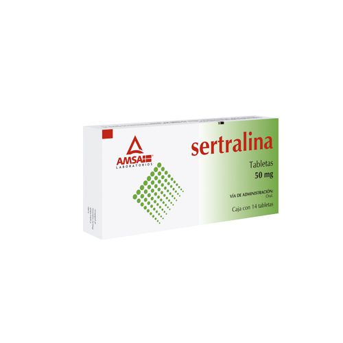 SERTRALINA 50 mg, 14 tab, AMSA